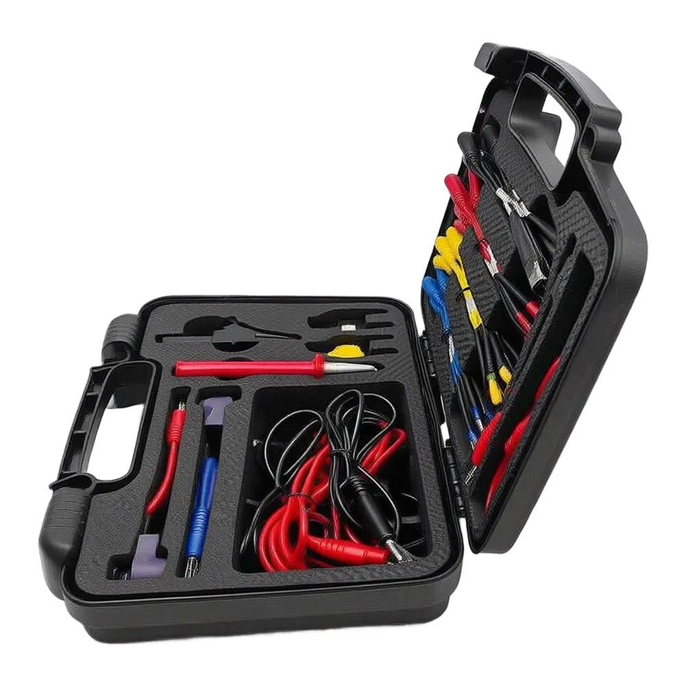 68PCS Automotive Test Probe Kit Compatible with All Multimeters and Oscilloscopes for Car Electrical Troubleshooting