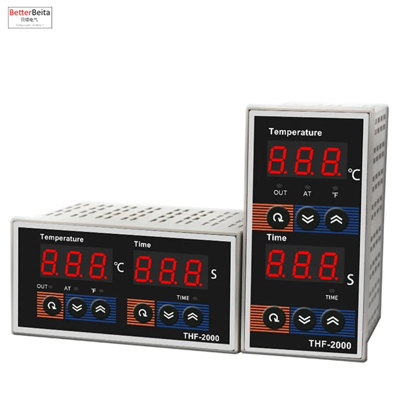 

Time and Temperature thermostat Integration Control Instrument Relay SSR THF-2000 AC85-AC265V K-type PID Controller