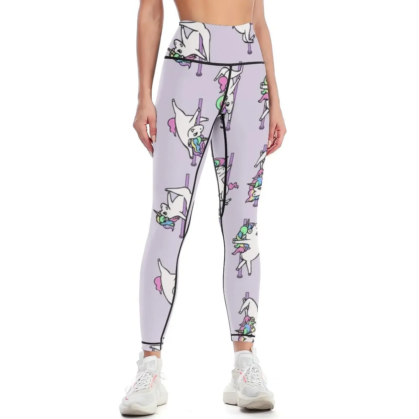 Unicorn Pole Dancing Club Leggings Fitness clothing harem pants sport legging Women's trousers Womens Leggings