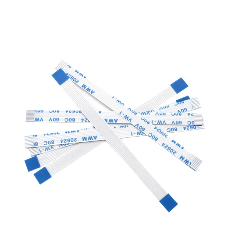 10Pcs FPC/FFC Ribbon Flexible Flat Cable 0.5MM Pitch 4 5 6 8 10 12 14 16 18 20 22 24 26 30 32 34 36 38 40 45 50 54 60 Pin