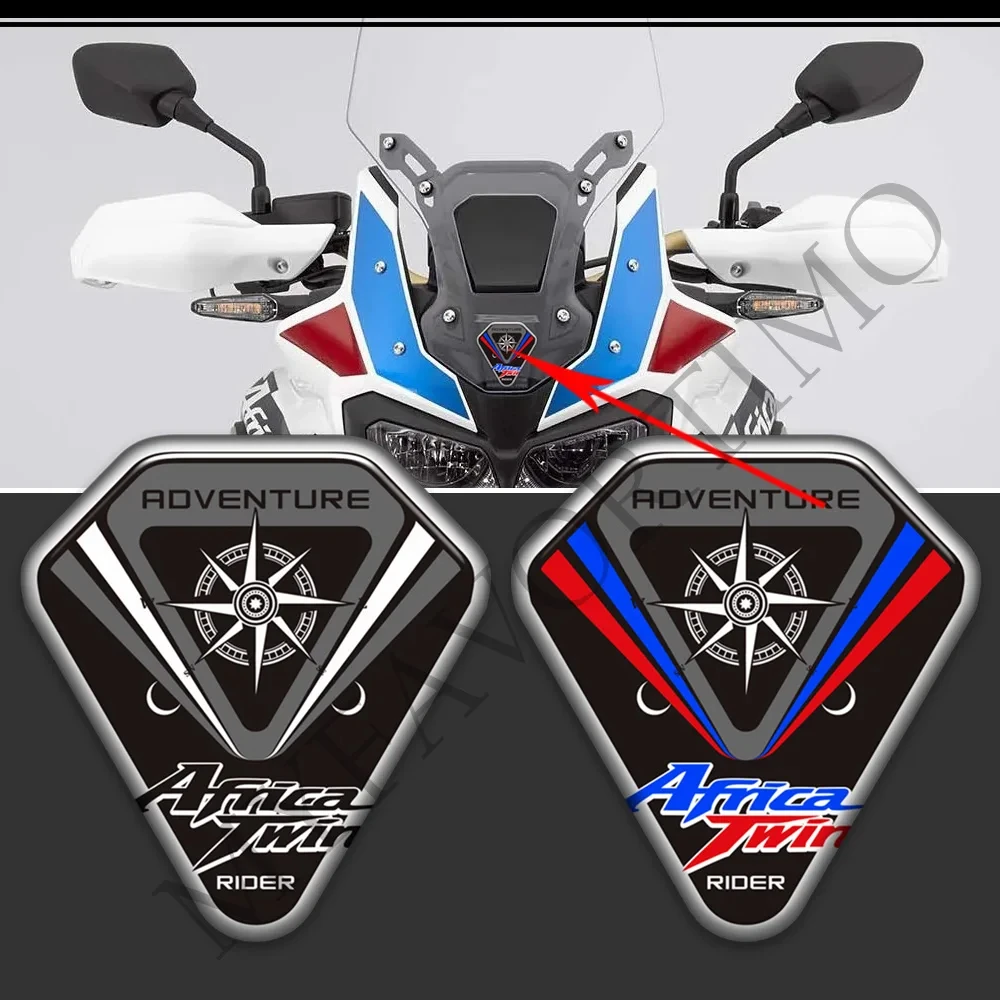 

For Honda AfricaTwin Africa Twin CRF1000L CRF 1000 1100 L 1100L Trunk Luggage Cases Tank Pad Stickers windshield Fuel Oil Knee