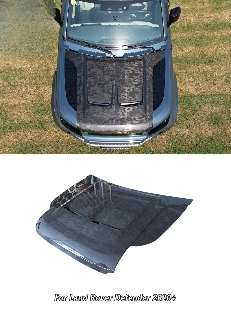 Applicable to Land Rover Defender camouflage cover carbon fiber replacement non-destructive installation 110 models