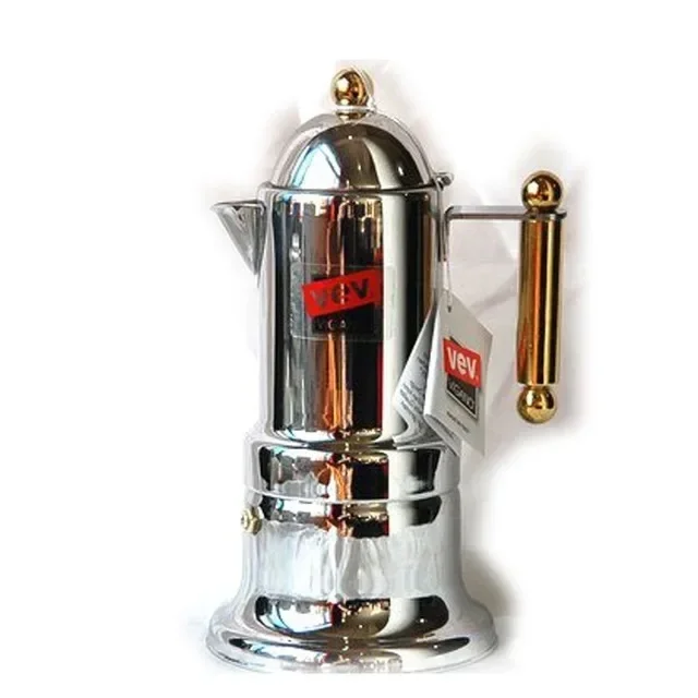 

Classic Espresso Italian Moka Coffee Pot Stainless Steel Mocha Coffee Maker moka cup