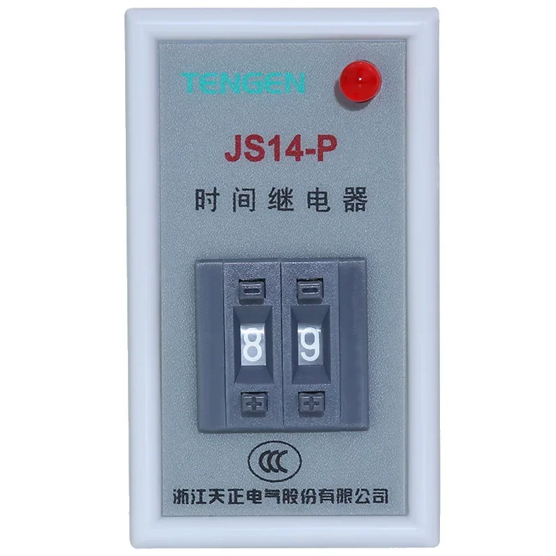 

JS14-P(JS14P) 9.9s AC220VSuitable for Tianzheng Electric Time Relay JS14P JS14-P Digital 220V 380V 99.999S999M