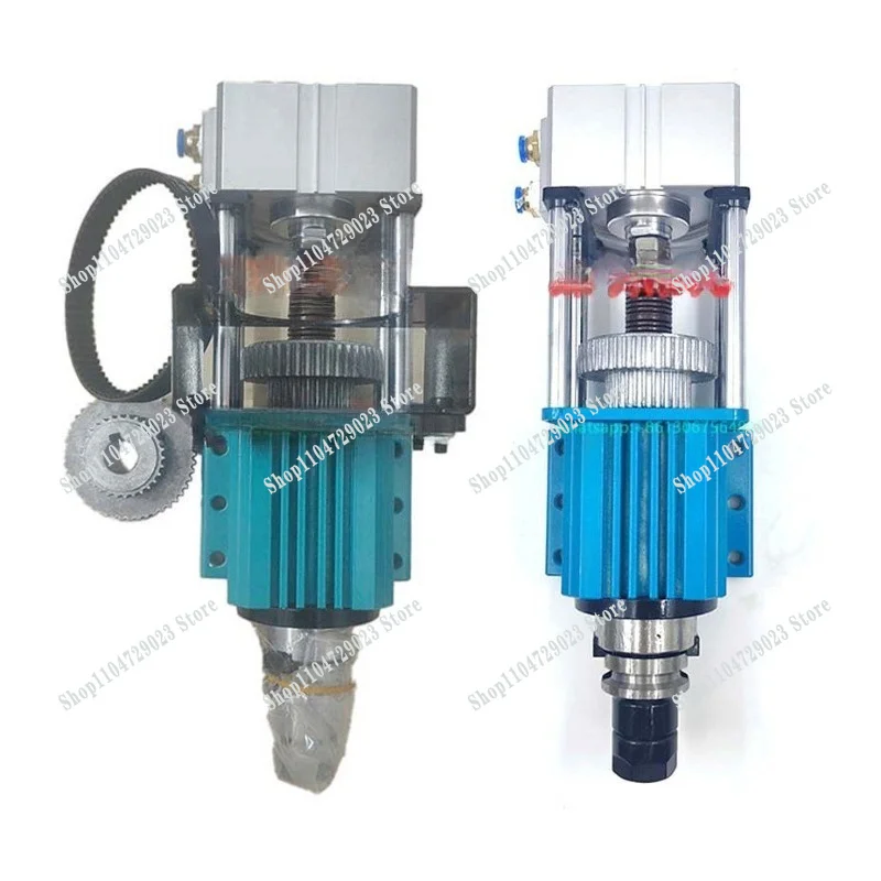 BT30 Unpowered Spindle, Cylinder Pneumatic Semi-Automatic Tool Changer Spindle Suitable for Engraving and Drilling Tools