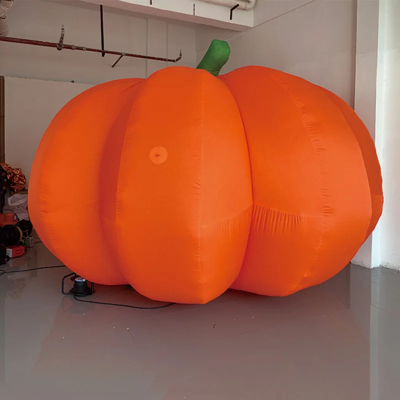Calabazas inflables con sopladores, accesorios decorativos para actividades cuadradas al aire libre de Halloween