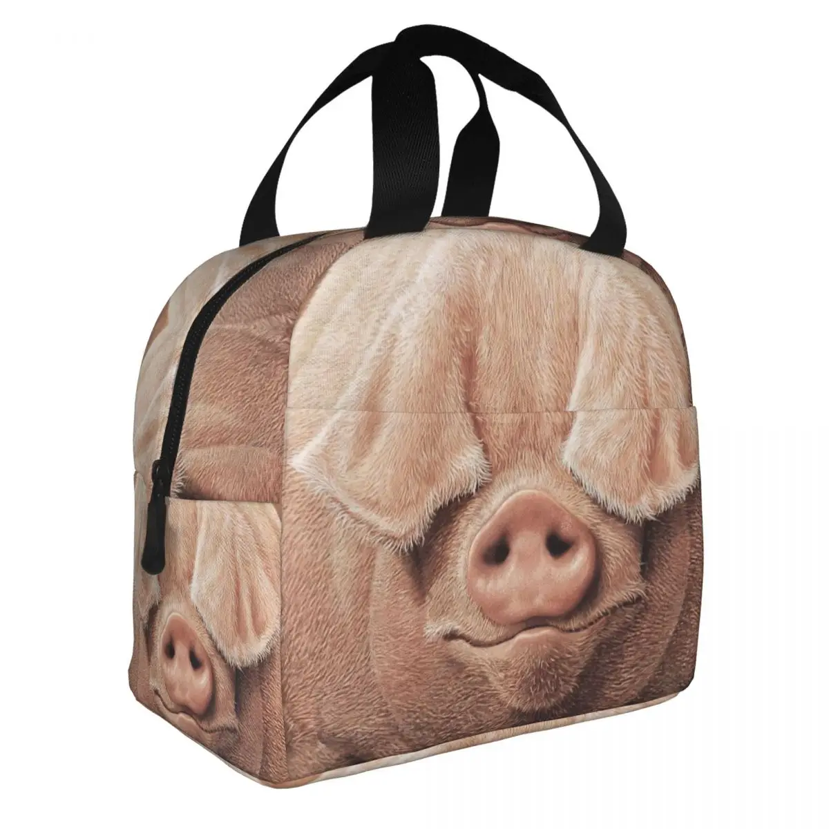 

Pig Face Lunch Bento Bags Portable Aluminum Foil thickened Thermal Cloth Lunch Bag for Women Men Boy