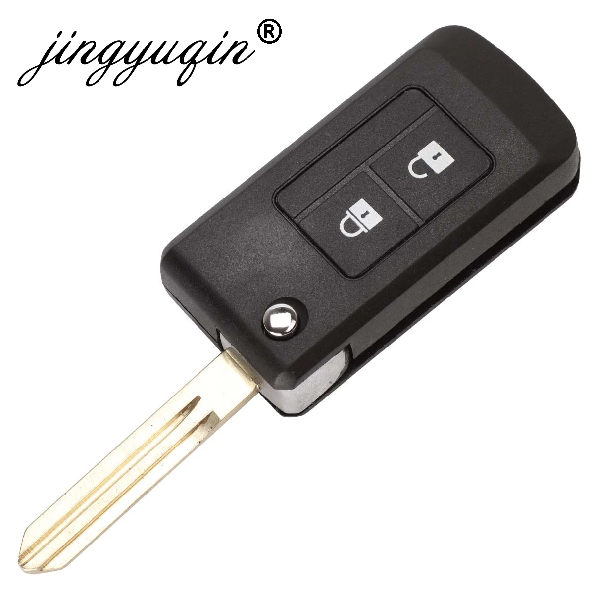 jingyuqin Upgrade 2 Buttons Remote Key Shell Fob fit for Subaru Forester Legacy Impreza Outback Replacement Case