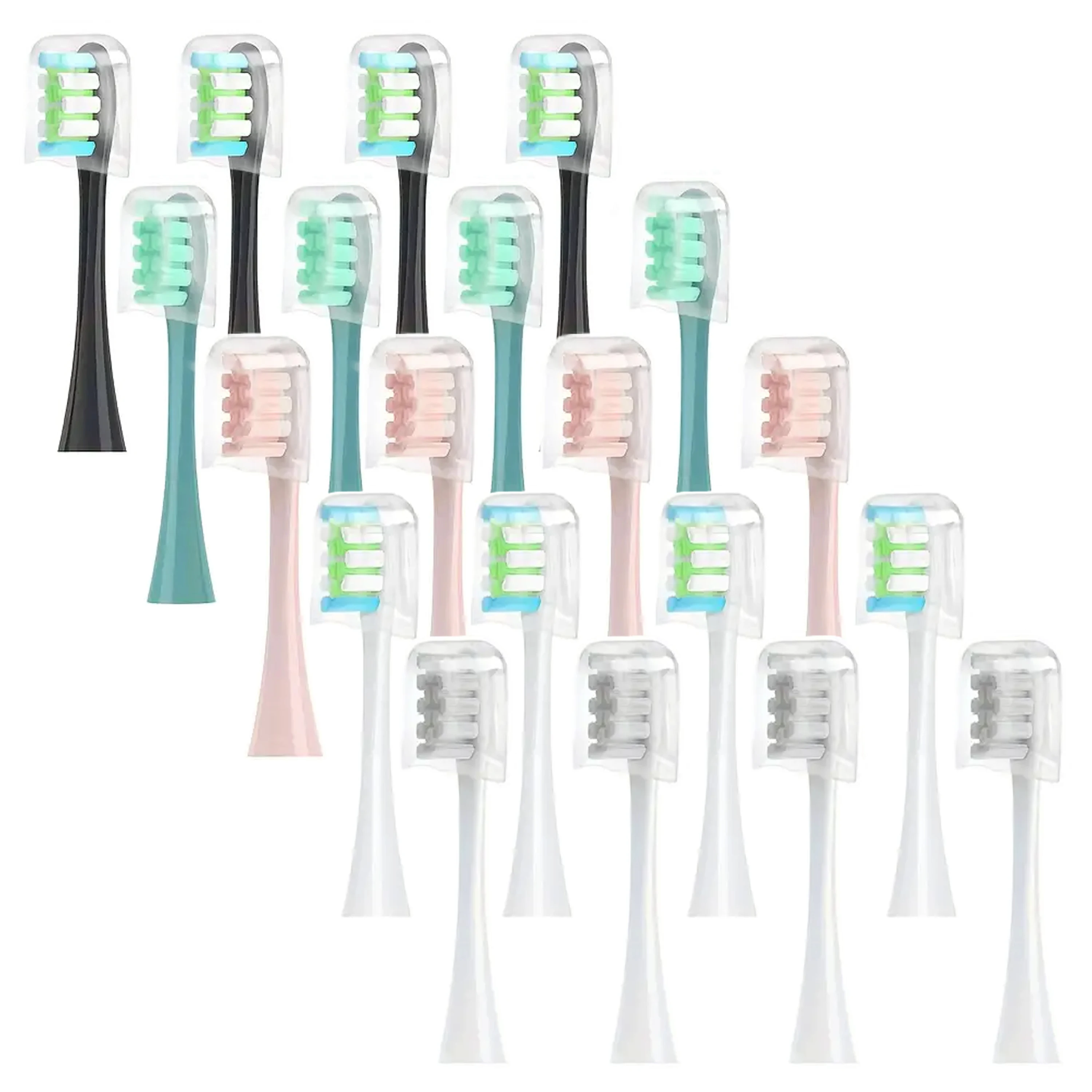 16pcs Replacement ElectricToothbrush Head for OClean Heads Vacuum Packaging for Oclean x pro Elite & X & X Pro & Flow & F1 & Air