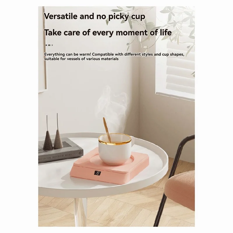 

SOFT-Coffee Warmer For Desk Milk Warmer Auto Shut Off,Coffee Cup Warmer,Electric Warmer Plate For Coffee,Tea,Water Milk US