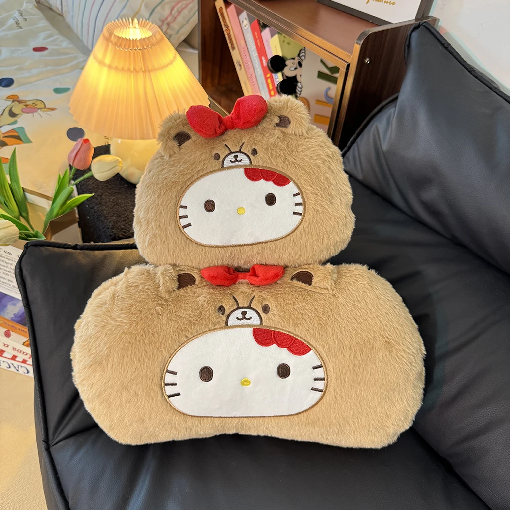 Sanrio Leuke Hello Kitty Hoofdsteunen Auto Nekkussens KT Kat Kussens Auto-interieur Kussens Rijden Nekkussens Zetel Taille Kussens