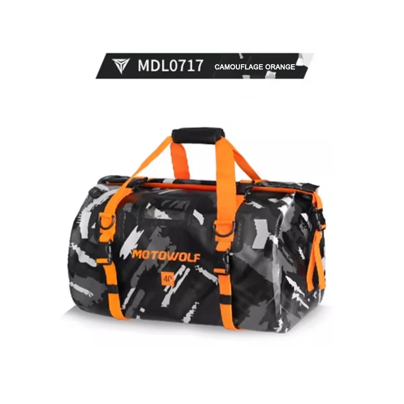 40L/66L/90L Motorcycle Waterproof Tail Bags Back Seat Bags Travel Bag Motorbike Scooter Sport Luggage Rear Seat Bag Pack