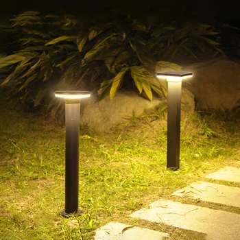 Outdoor Waterdichte Ip65 10W Led Gazon Lamp 30Cm 60Cm Nieuwe Stijl Aluminium Pilaar Tuinpad Vierkant Landschap Gazon Verlichting AC85-265V