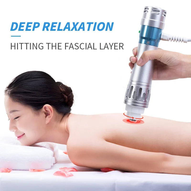 Máquina De terapia De Ondas De Choque para salud corporal, Ondas De Choque, fisioterapia, Spa, tratamientos De relajación, masajeador De espalda y cuello