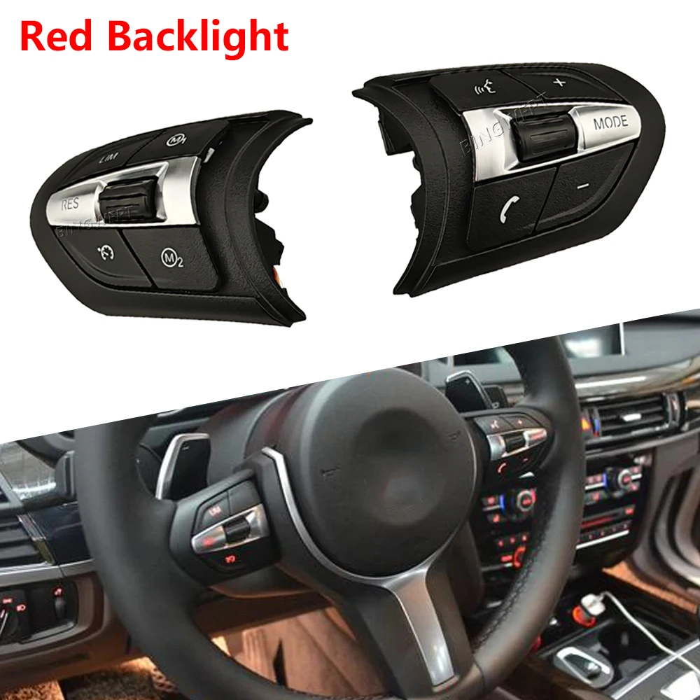 

Car Multi-function Steering Wheel Cruise Control Button Switch For BMW M sports 1 3 4 5 6 7 Series F20 F21 F22 F23 F30 F31 F32