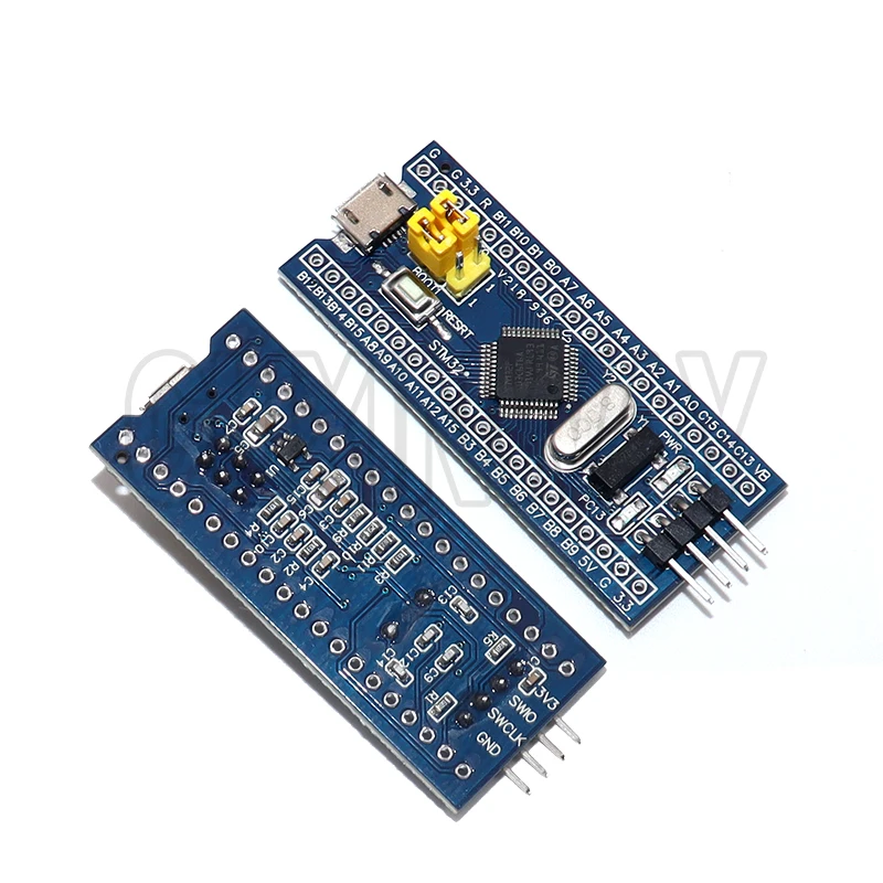 الأصلي ST-LINK V2 محاكي تنزيل المبرمج الأصلي STM32F103C8T6 STM32 الحد الأدنى لوحة تطوير النظام STM32F401 / 411
