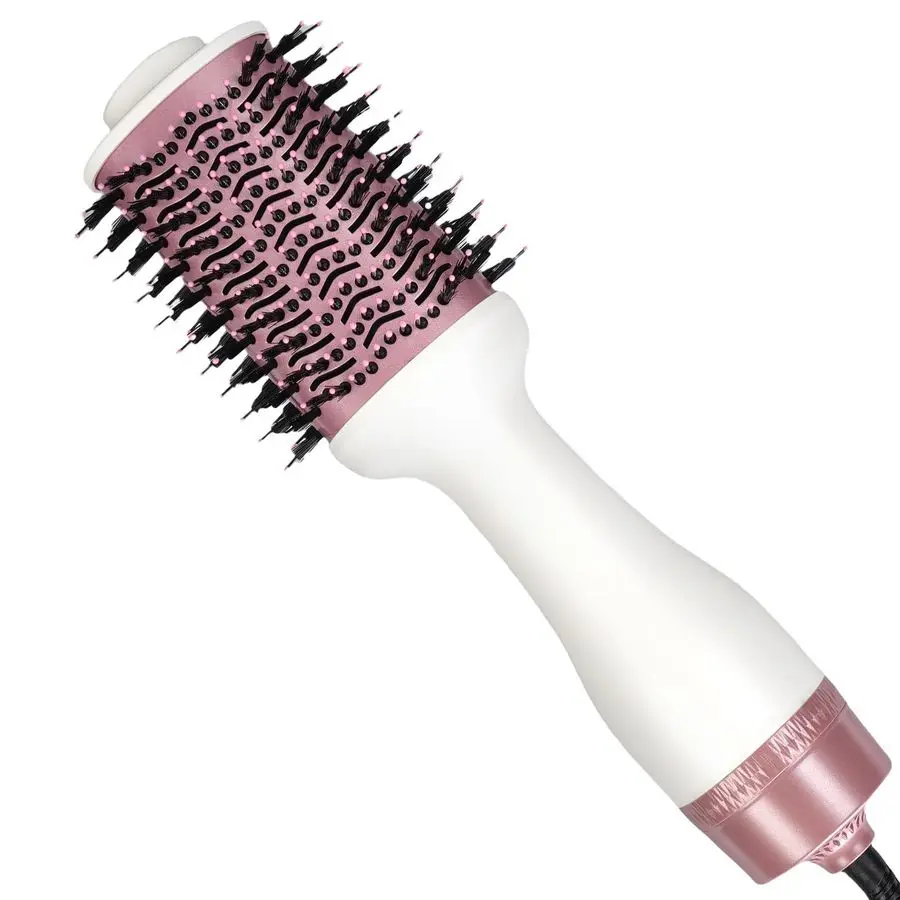 

Dryer Brush Hair Dryer Brush in One, 4in1 Styler Volumizer with Oval Titanium Barrel, Hot Air Ionic Straightener for Smooth Friz