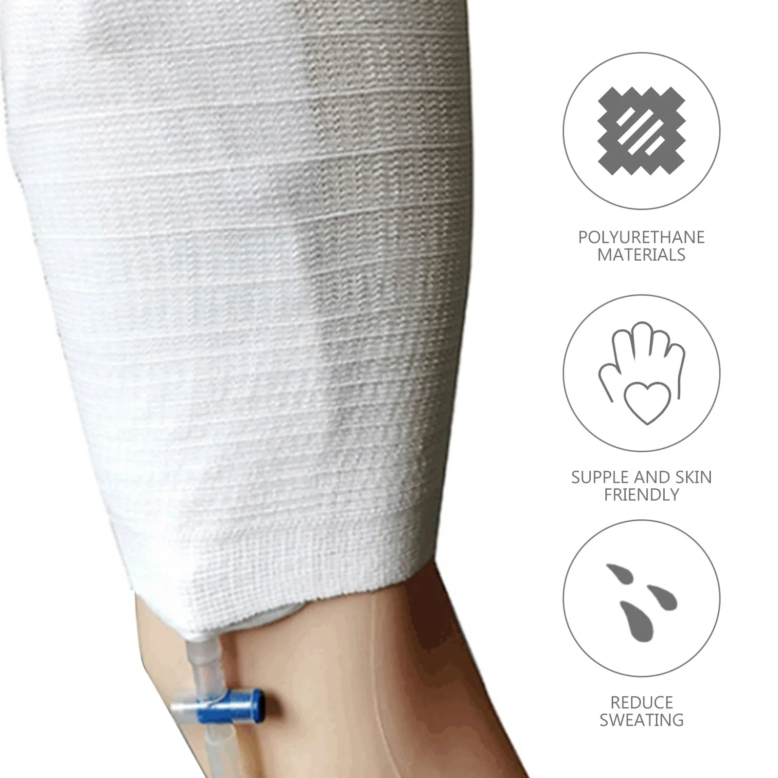 

Urine Bag Fixing Strap Breathable Elastic Catheter Leg Fixation Band Comfort Anti-Fall Strap Holder for Urinary Drainage