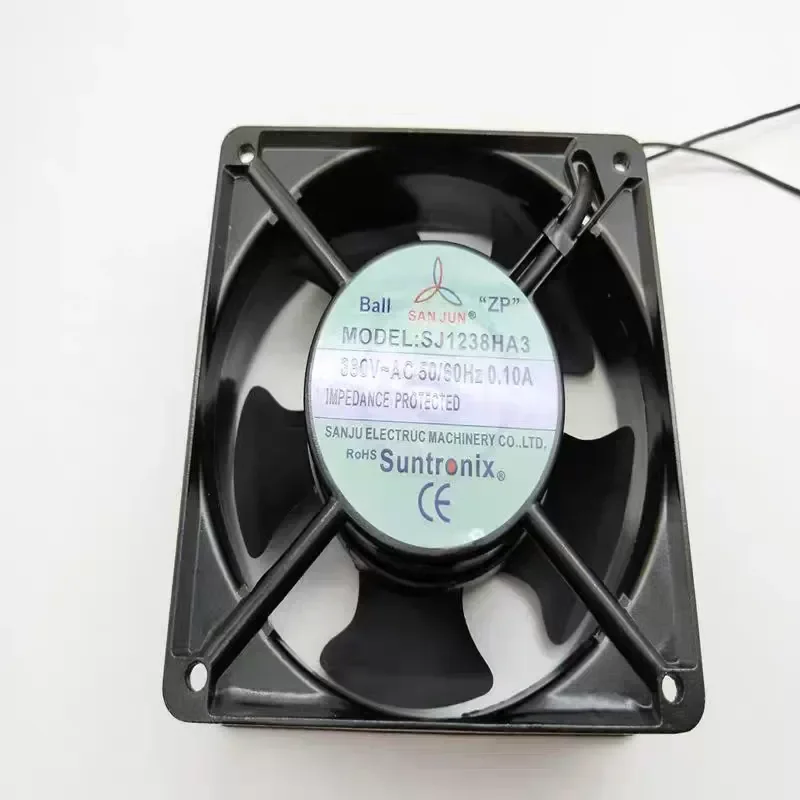 for SJ1238HA2 for Sanju 12038AC220VHA1 110V Axial Cooling Fan 380V HA3 Original Taiwan Industrial Blower