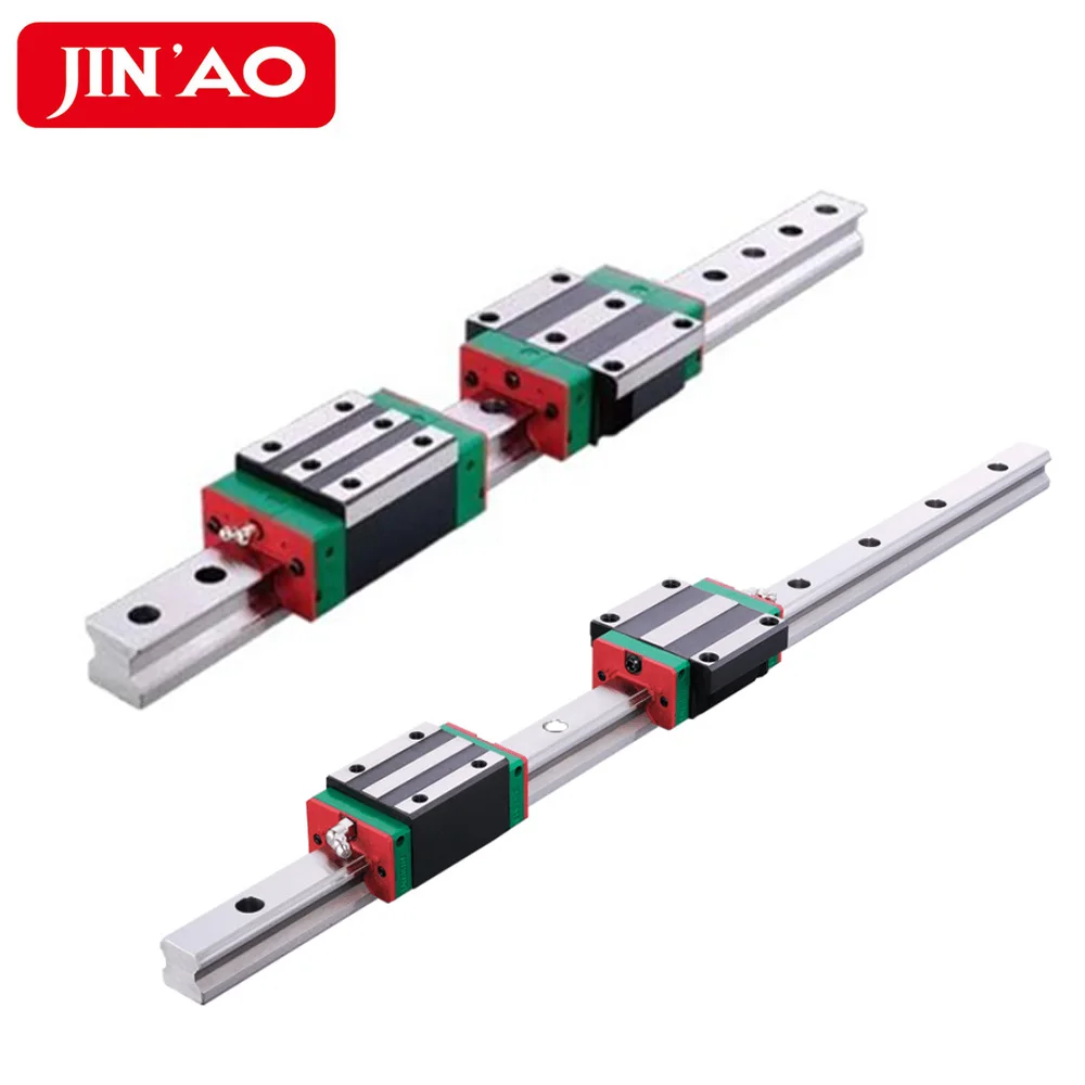 

HIWIN HG20 Linear Guide Rail 2pcs 1000mm Hgr20 with 4pcs HGH20CA Linear Guide Block for CNC Custom Length HGH20
