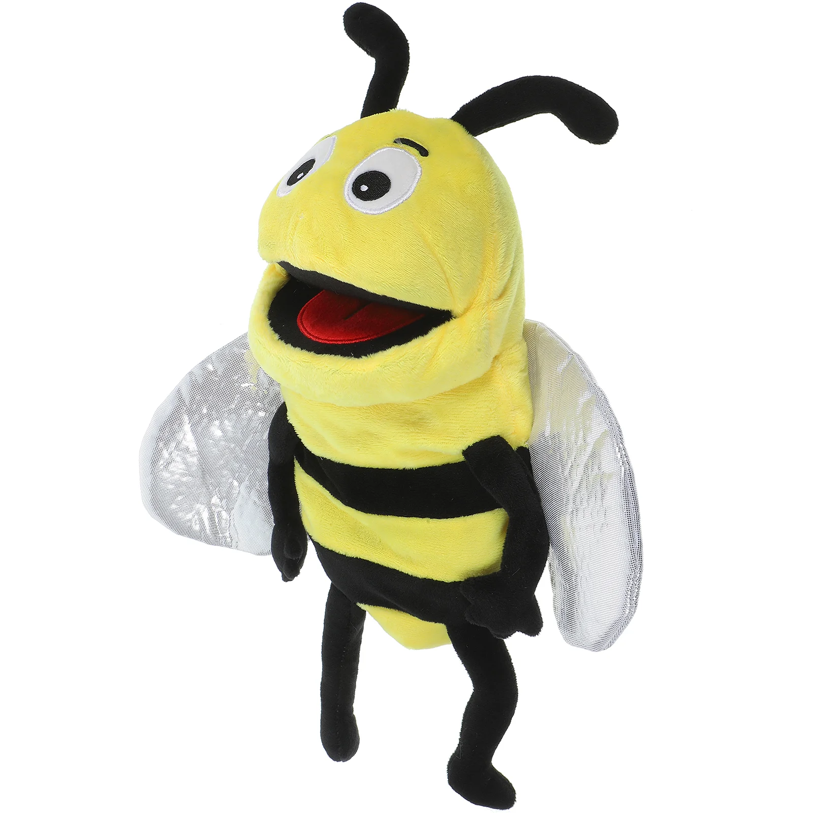 Bee Hand Puppet Cartoon Animal Parent-child Interactive Toy Plush Early Educational Children’s Toys