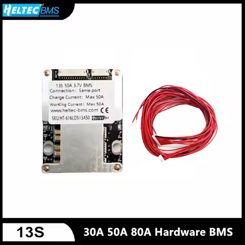 13S bms lifepo4 battery 30A 50A 80A Lipo lithium /Lifepo4 battery bms 13S battery management system