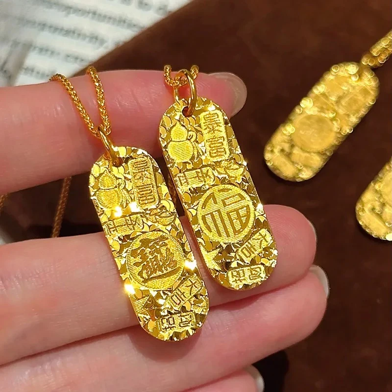 

Позолоченное 18-каратным золотом ожерелье с круглым кулоном-подвеской в стиле «Разбитый лед» и цепочкой на ключицу в стиле «Разбитое золото» от Rich Brand, изящное, в подарок девушке