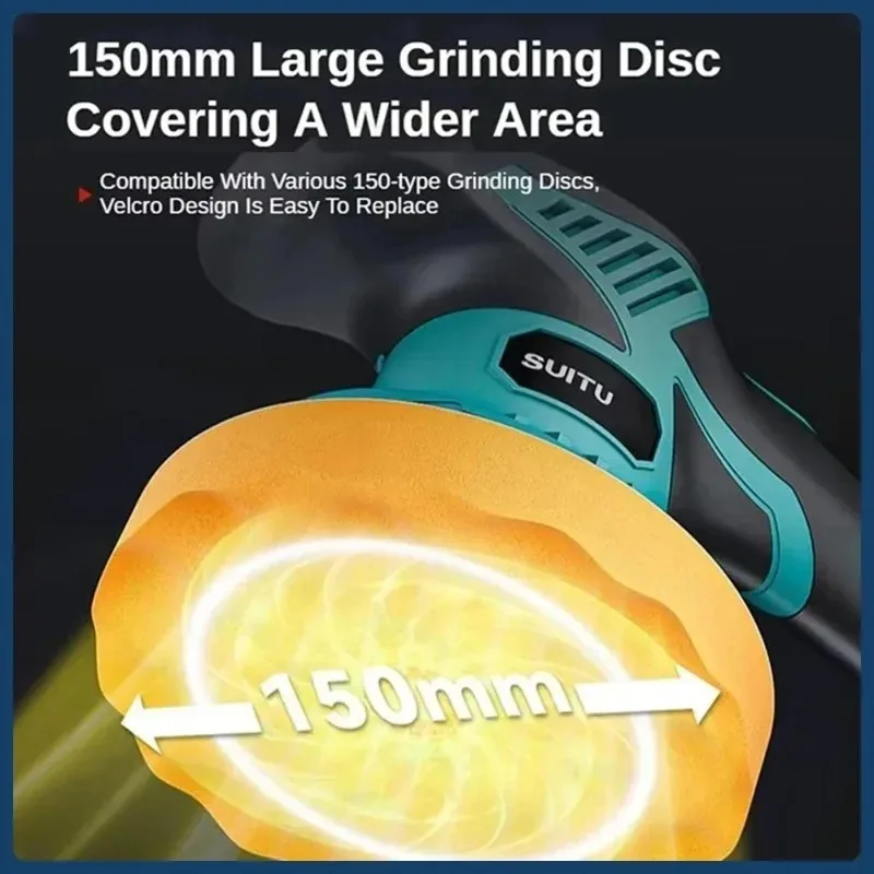Premium Makita 8 Gears Digital Display Cordless Electric Polisher 18V Battery Powered Auto Car Wax Polishing Tool view 2