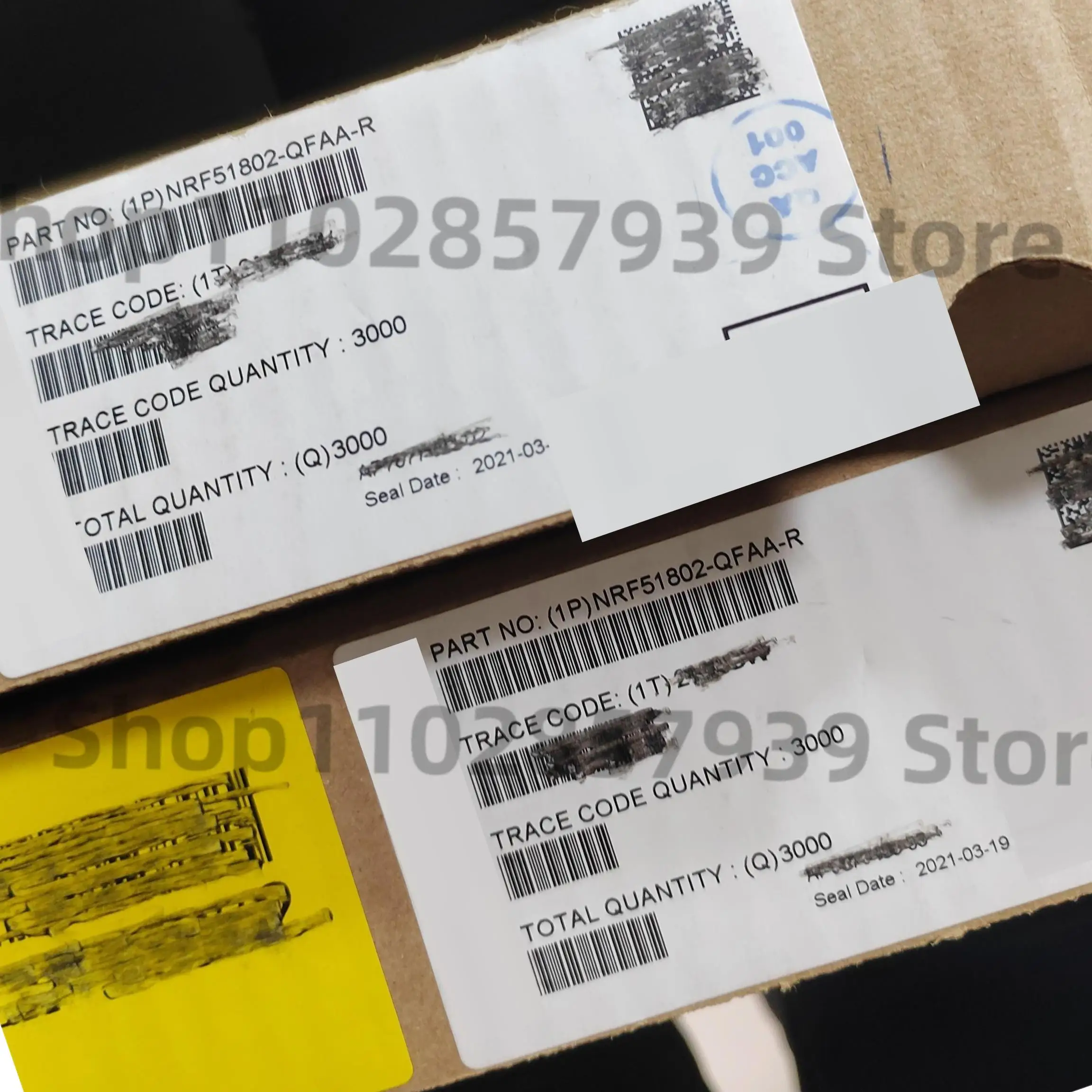 

5 шт./лот NRF51802-QFAA-R N51802 QFN Оригинальный беспроводной трансивер 2,4 ГГц, в наличии, бесплатная доставка