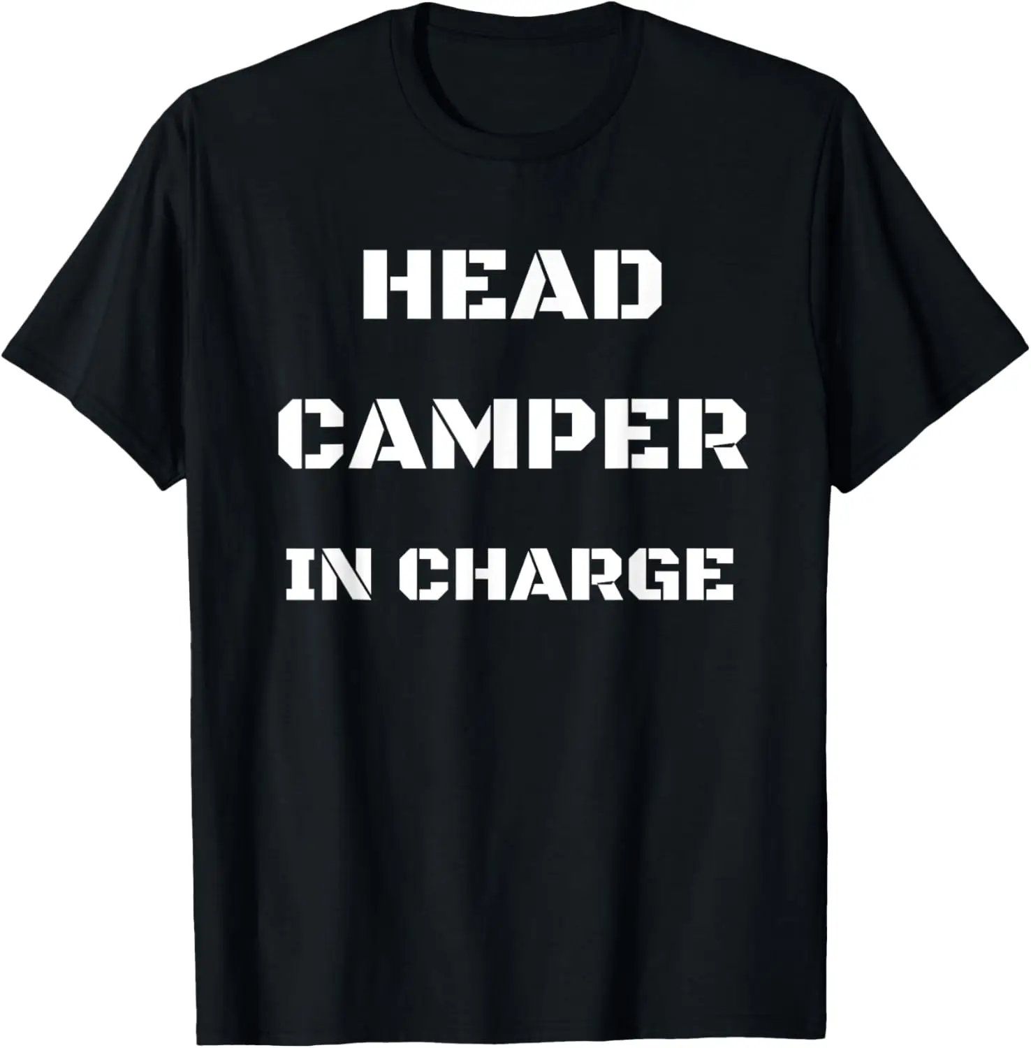 Head Camper In Charge- Camp Counselor Staff Gift T-shirt