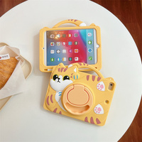 Kids Stand Tablet Case For Samsung Galaxy Tab A7 A8 A9 Plus 8.7 11 inth S6 Lite Cartoon Kitty Silicone Tablet Protective Case