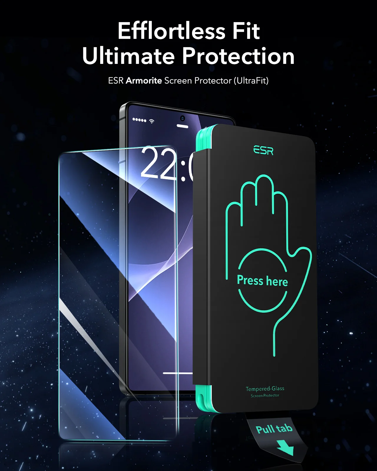 ESR for Samsung S25 Ultra Screen Protector 9H Full Coverage Tempered Glass Privacy/HD Clear Film for Galaxy S25 Ultra [6.9”] image 6