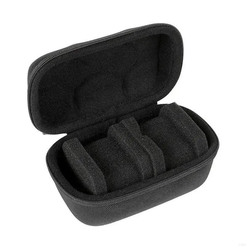 Y88B Waterproof for Wristwear Storage Case Portable 2 Slot Box Wristwatch Antidust Carrying Bag Unique Protective Organizers