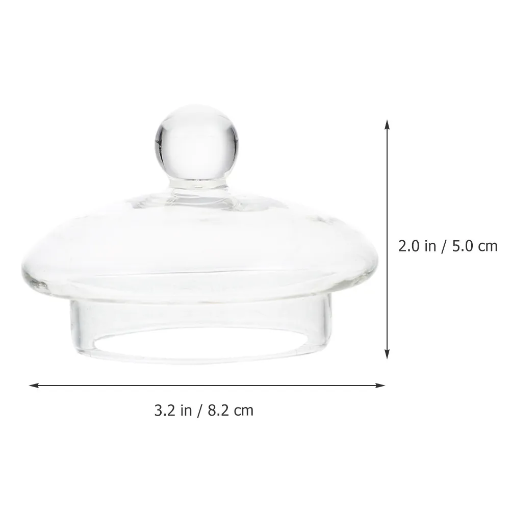 3Pcs Premium Glass Teapot Lids Delicate Design Easy Install Detach Leak-Proof Sealing Cap for Home Tea Ceremony Supplies