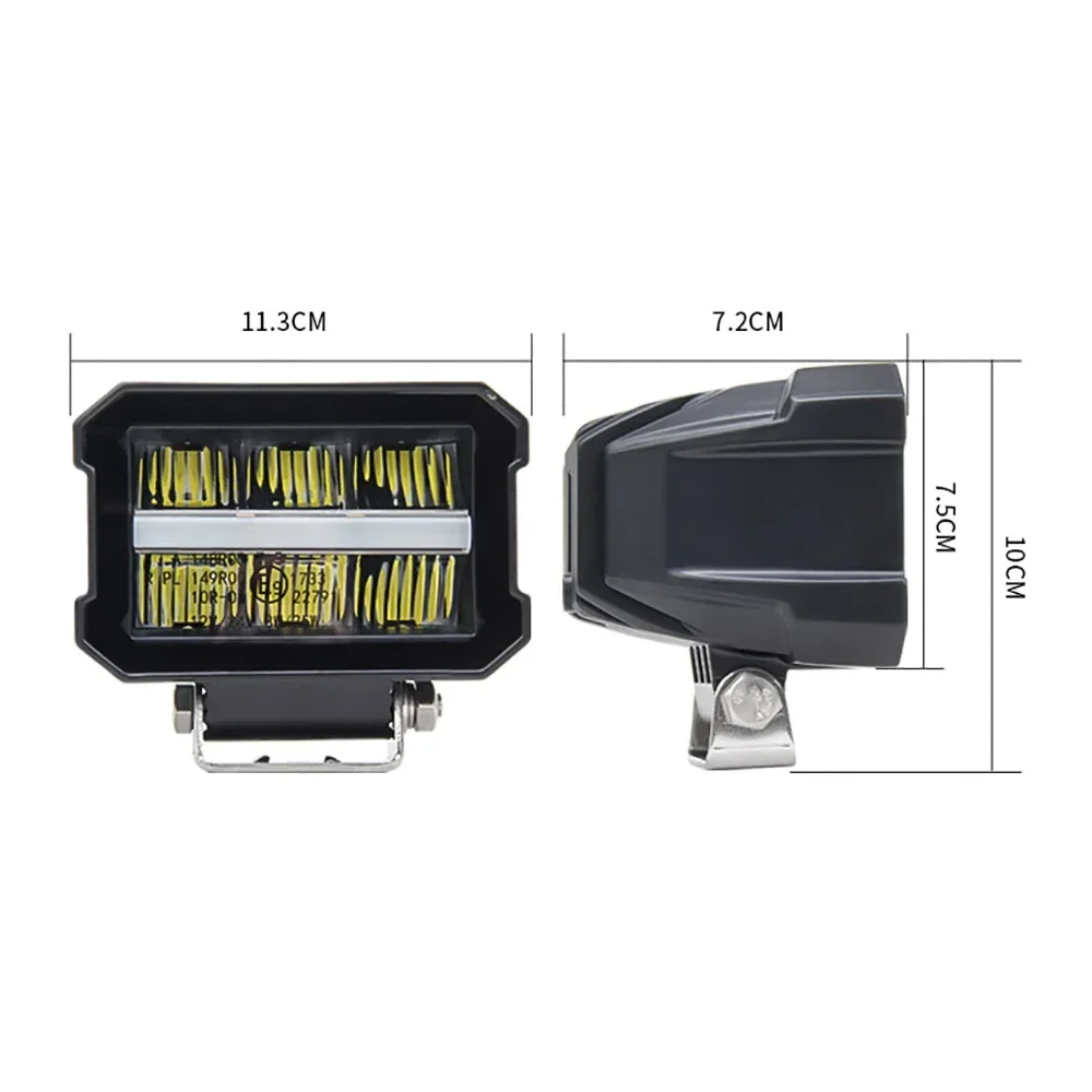 Car Rectangular Roof Mounted LED Searchlight Light Modification Off-road Vehicle Spotlights For Tank 300 2021-2024 Accessories