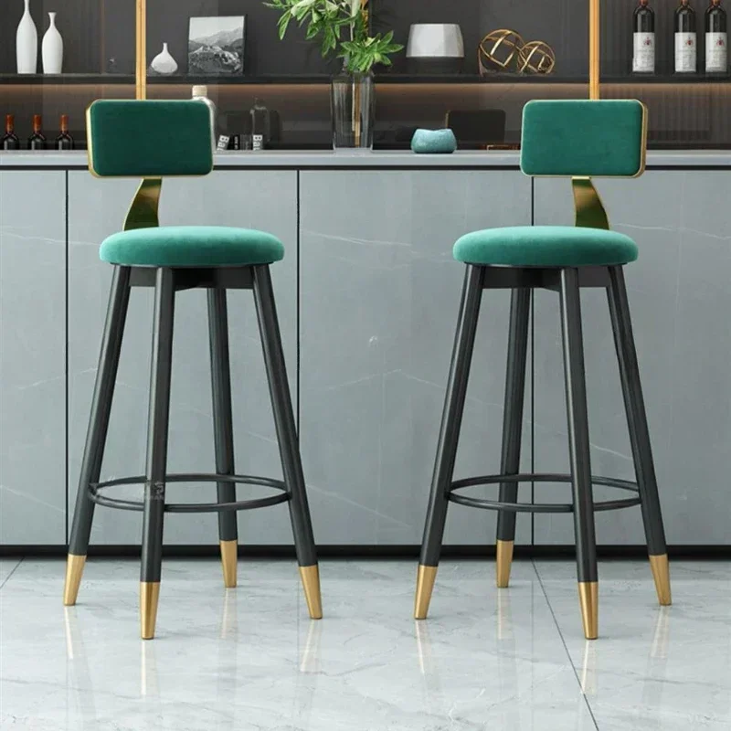 

Luxury Chairs Chaise Bar Design Lightweight Chair Home Cheap Counter Kitchen Stools Manicure Taburete Cocina Alto Nordic Modern