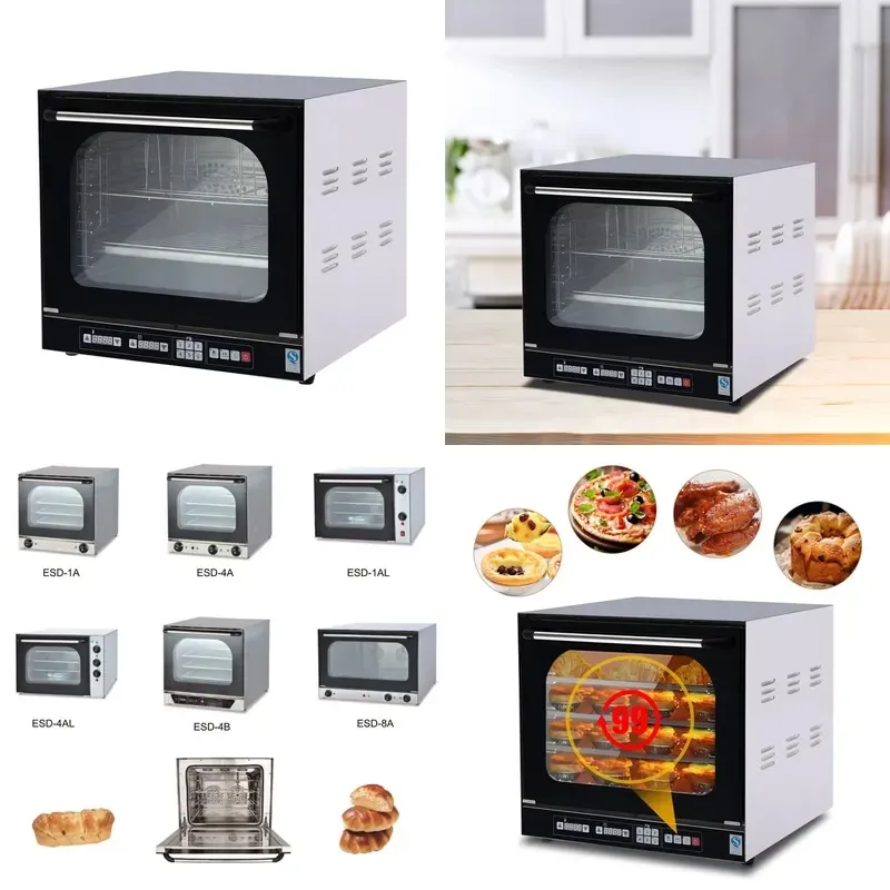 304 Stainless Steel High Speed Convection Oven Full Featured for Bakery Hotel with  Core Components