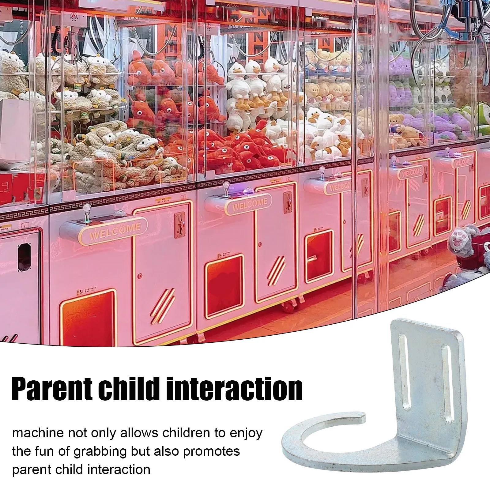 آلة مخلب مكافحة تأرجح استقرار الثقيلة المنتزع أداة للأطفال لعبة الملحقات استبدال أجزاء آلة صغيرة مخلب المنتزع #6