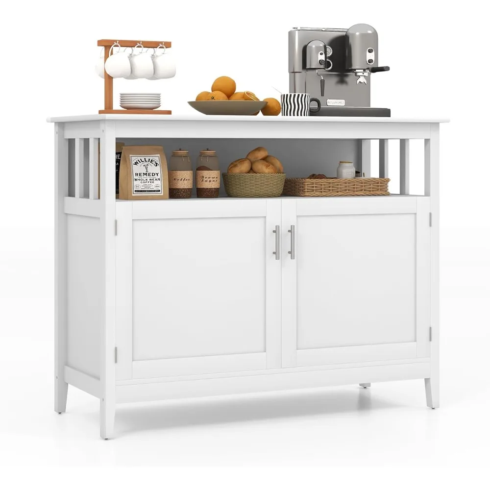 Armadietto a buffet con contenitore, bar da caffè con ante, consolle per credenza da cucina, ripiano regolabile, deposito di liquori per sala da pranzo