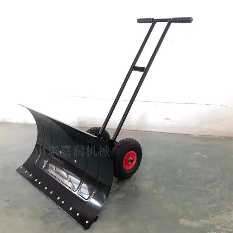 HCY HCY Community snow removers, hand-pushed wheeled snow shovels, multifunctional manual snow pushers