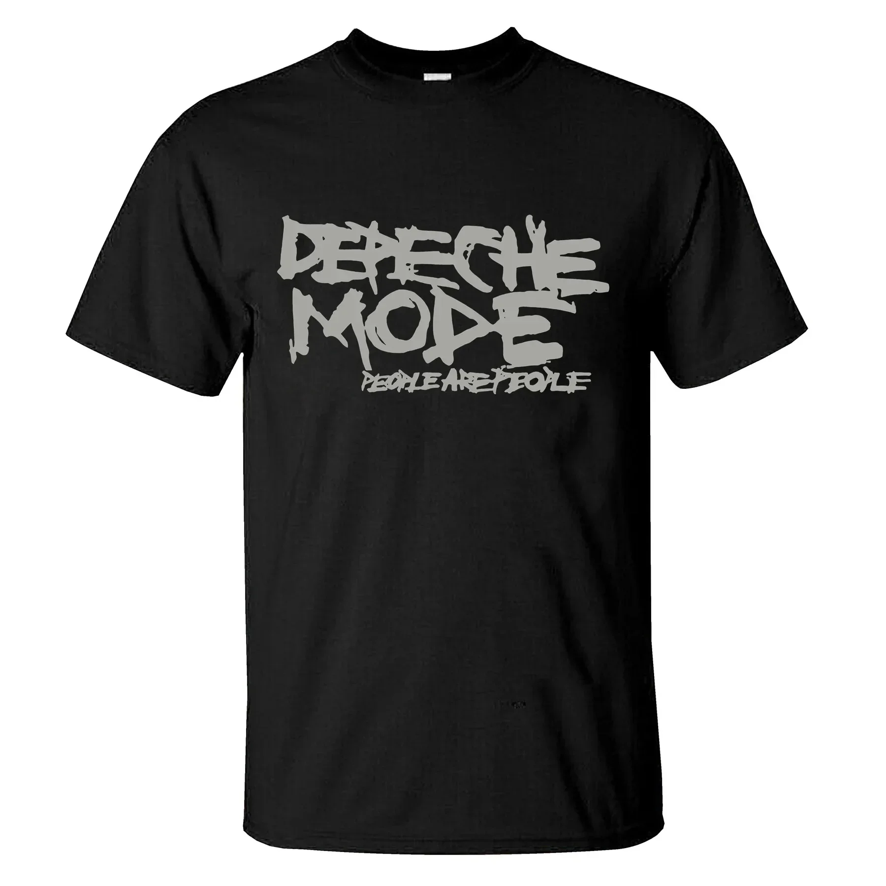 2024 Amazing Tees Men Rose Tops Black By Depeche Mode T Shirt Casual Oversized T-shirt Double-sided Male T-shirts Graphic