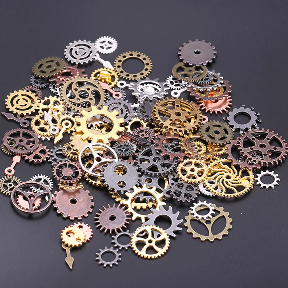 

Alloy Accessories Gear Charms Steampunk Punk Style Pendant Mini Decor Kits Keychain Practical Artistic Appearance