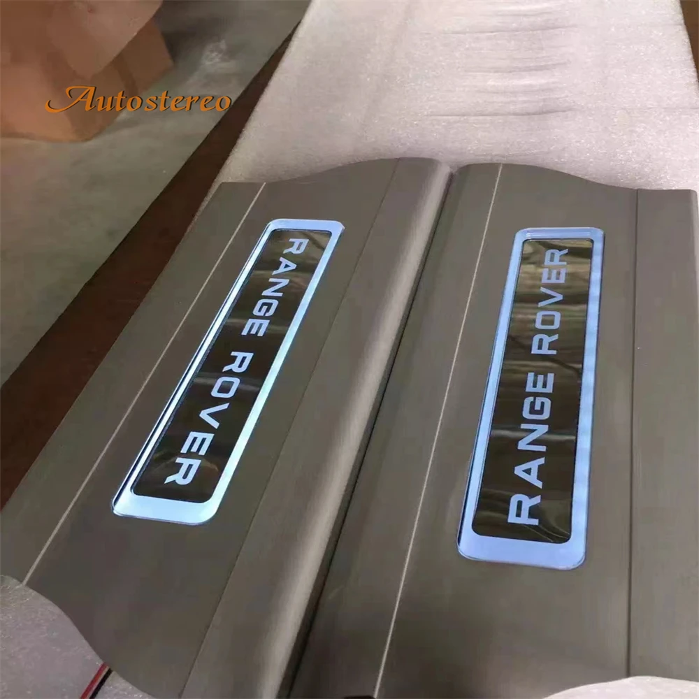 For Range Rover Tread Plates Exterior Accessories LED Lights Door Sill Scuff Plate for Range Rover Vogue/sport