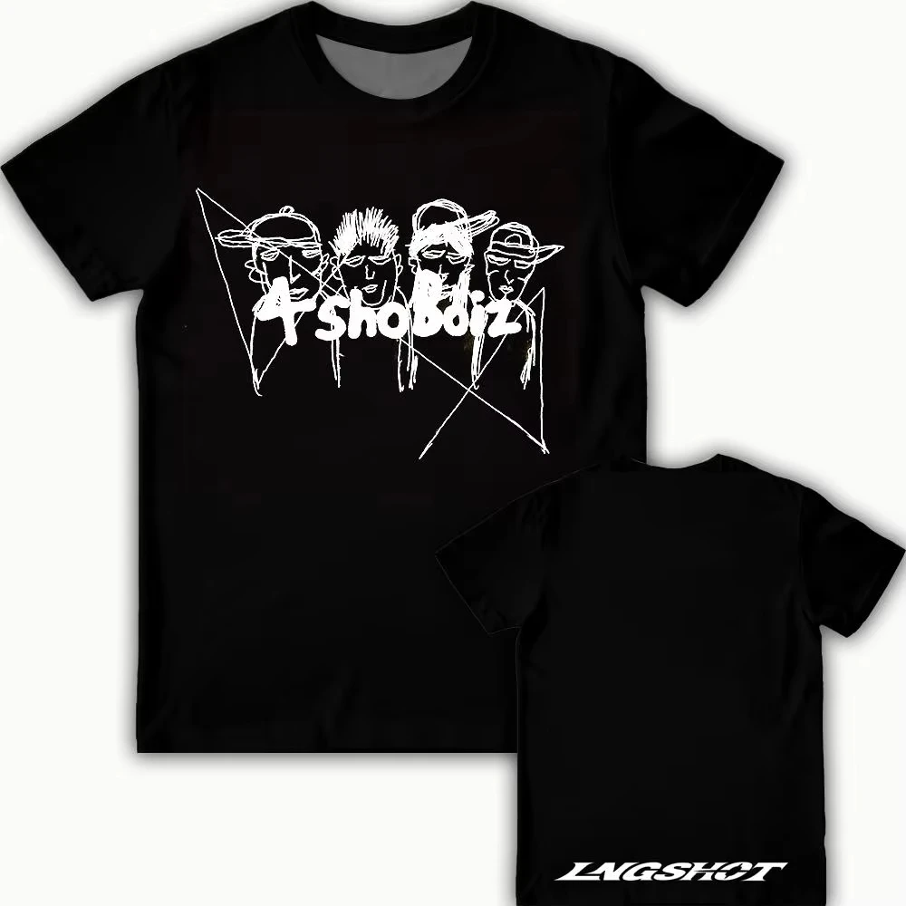 LNGSHOT 4Shoboiz T-Shirt Park Jaebeom Same Style Baumwoll-Kurzarm-T-Shirt Kpop Group Fan Support Top – Detail 2