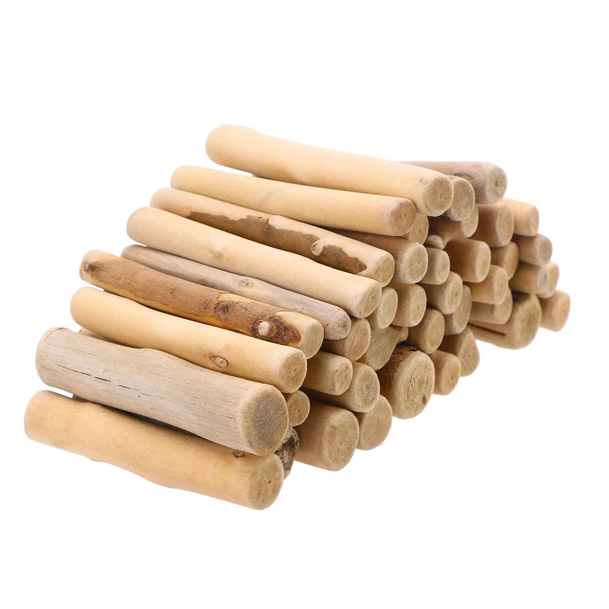 250g/ Pack 8/10/12cm Burning Log Antiseptic Wood Rod Craft Bar Ornament Woodworking Doweling Kit Tool