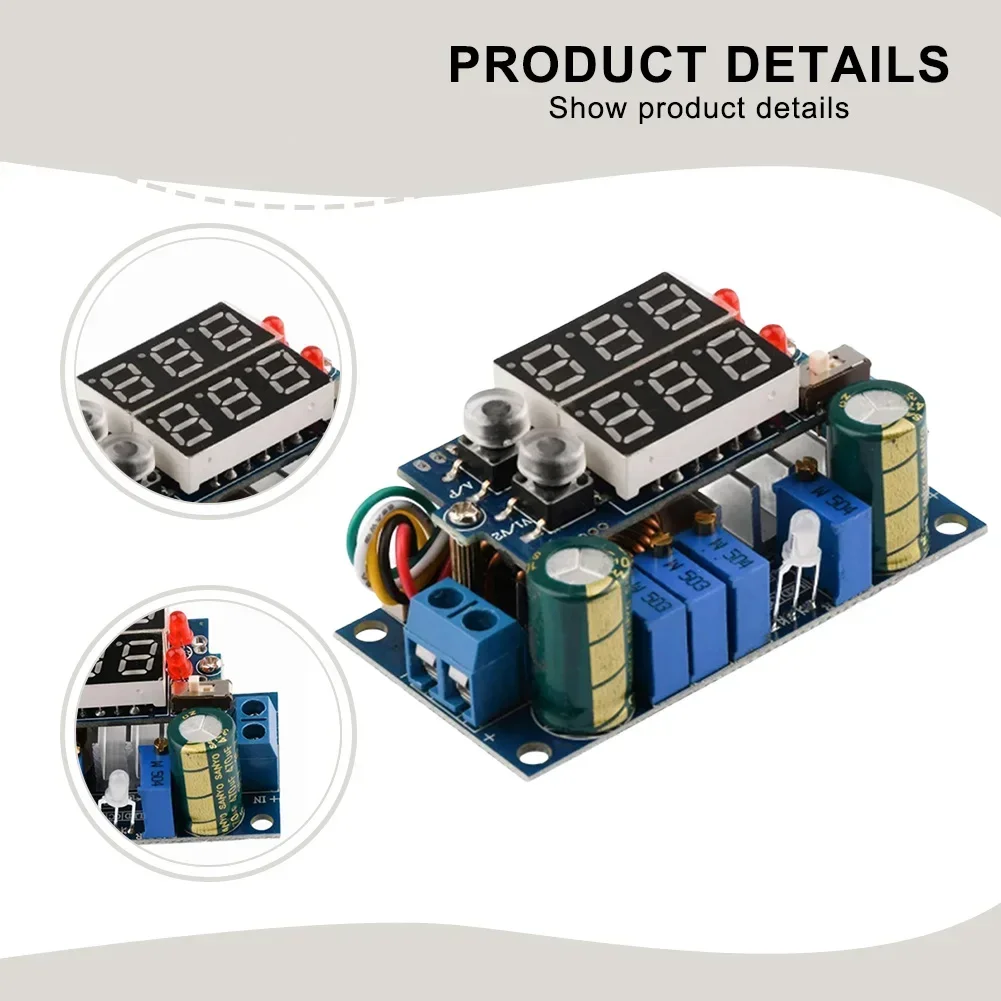 5A Step-Down Constant Voltage And Constant Current MPPT Solar Panel Controller DC 6-36V Dual Channel LED Display Conditioner