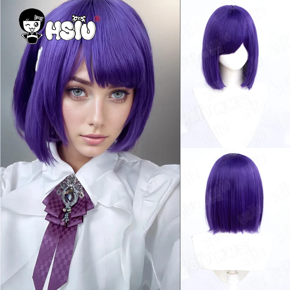 Mikage Reo Cosplay Wig Fiber synthetic wig「HSIU 」light purple short Wig+Wig cap Anime BLUE LOCK cosplay Wig