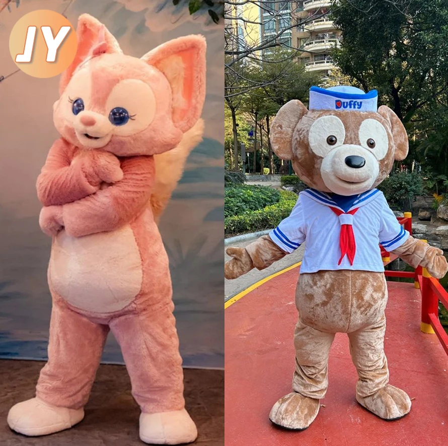 costume-de-mascotte-duffy-linabell-donald-duck-souris-drole-hilarant-cosplay-imbibe-personnages-d'anime-tenues-de-performance-disney