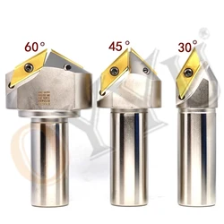 ECC17005R ECC31005R Indexable Chamfer Mill Tool Holder 30 45 60 Degree Shank For Boring Hole Processing High Precision Edge Tool