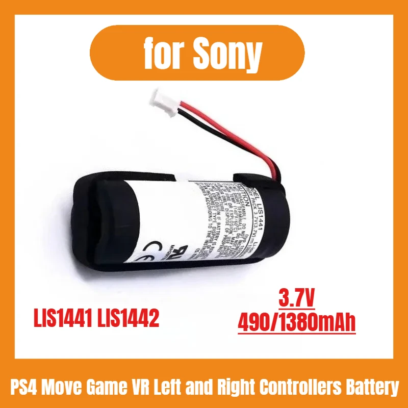 

3.7V 490/1380mAh LIS1441 LIS1442 for Sony PS4 Move Game VR Left and Right Controllers Battery